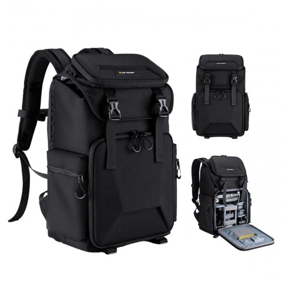 K&F Concept 15.6" Camera Backpack Bag 25L - Black